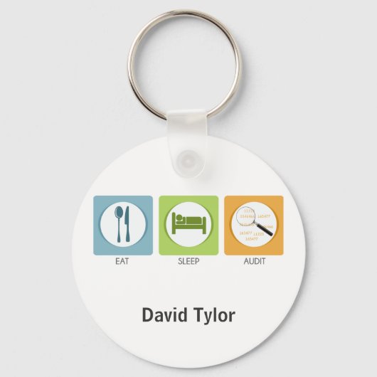 食べ監査！ キーホルダー (正面)