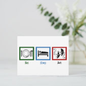 食べ眠おもしろい場 ポストカード (スタンド正面)