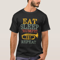 食べ眠りトランペット繰り返しマーチおもしろいングバンド