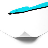 食べ眠りバレリーナデザイン ポスター (コーナー)