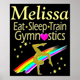 食べ眠り体操ポスパーソナライズされたター ポスター