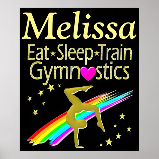 食べ眠り体操ポスパーソナライズされたター ポスター (正面)