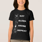 食べ眠り トライブレンドTシャツ (正面)