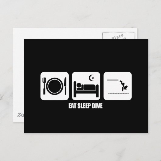 食べ眠り ポストカード (正面/裏面)