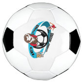 食べ眠るサッカーを繰り返す サッカーボール (回転)