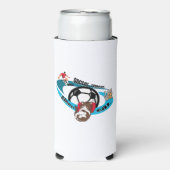 食べ眠るサッカーを繰り返す スリム缶クーラー (Seltzer正面)