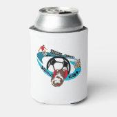 食べ眠るサッカーを繰り返す 缶クーラー (缶裏面)