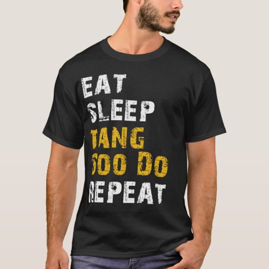 食べ眠る唐秀堂 Tシャツ (正面)