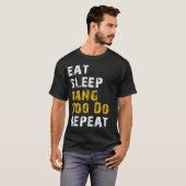 食べ眠る唐秀堂 Tシャツ (正面フル)