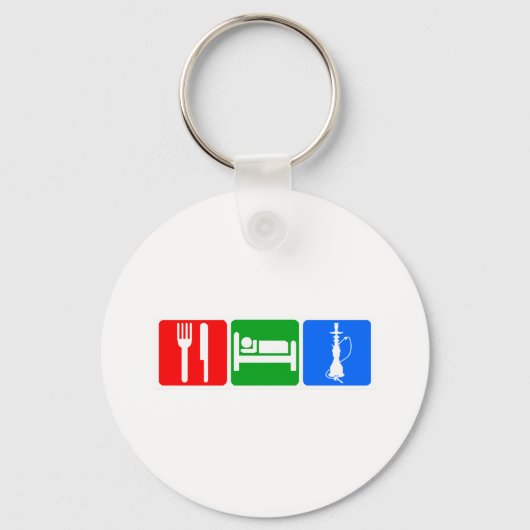 食べ眠る キーホルダー (正面)