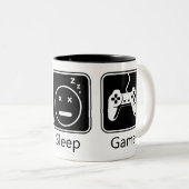 食べ眠る ツートーンマグカップ (正面右)