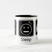 食べ眠る ツートーンマグカップ (中央)