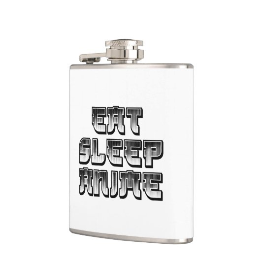 食べ眠る フラスク (左)