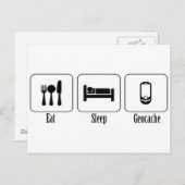 食べ眠る ポストカード (正面/裏面)