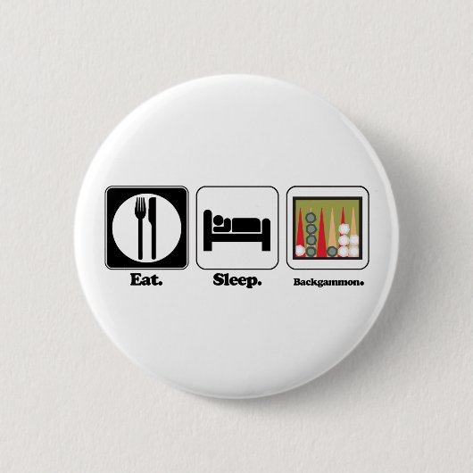 食べ眠る 缶バッジ (正面)