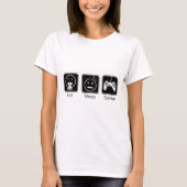 食べ眠る Tシャツ (正面)