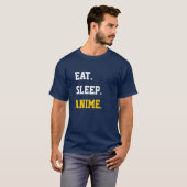 食べ眠る Tシャツ (正面フル)