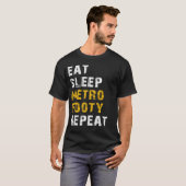 食べ眠る Tシャツ (正面フル)