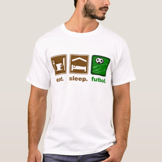 食べ眠る Tシャツ (正面)