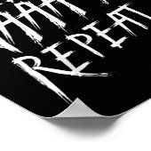 食べ眠れ！Repeat Ork War Fan Never Dakka E ポスター (角)
