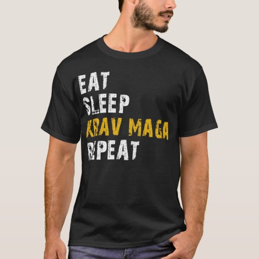 食べ眠クラフ・マガ Tシャツ (正面)