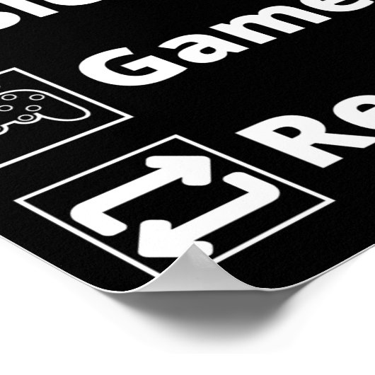 食べ眠ゲーム ポスター (角)