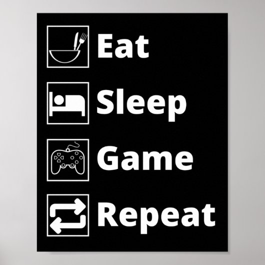 食べ眠ゲーム ポスター (正面)