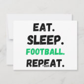 食べ眠サッカーのリピーターキュートな食べ眠サッカー シーズンカード (裏面)