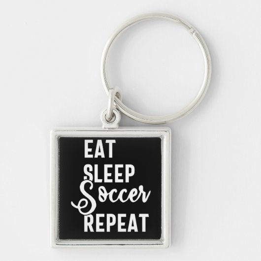 食べ眠サッカー キーホルダー (正面)