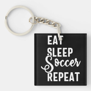 食べ眠サッカー キーホルダー