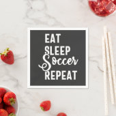 食べ眠サッカー スタンダードカクテルナプキン (インサイチュ)