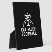 食べ眠サッカー フォトプラーク (側面)