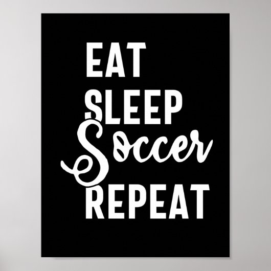 食べ眠サッカー ポスター (正面)