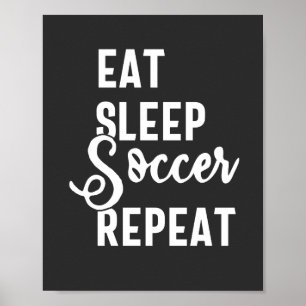 食べ眠サッカー ポスター