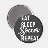 食べ眠サッカー マグネット (正面/裏面)