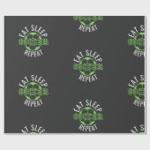 食べ眠サッカー ラッピングペーパー (フラット)