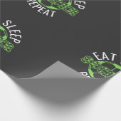 食べ眠サッカー ラッピングペーパー (角)