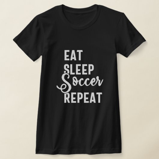 食べ眠サッカー Tシャツ (レイダウン)