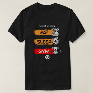 食べ眠ジム Tシャツ