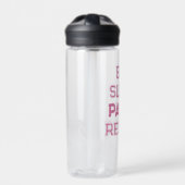 食べ眠パデルのリピートpadel選手ピンク ウォーターボトル (正面)