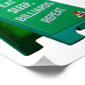 食べ眠ビリヤード ポスター (角)