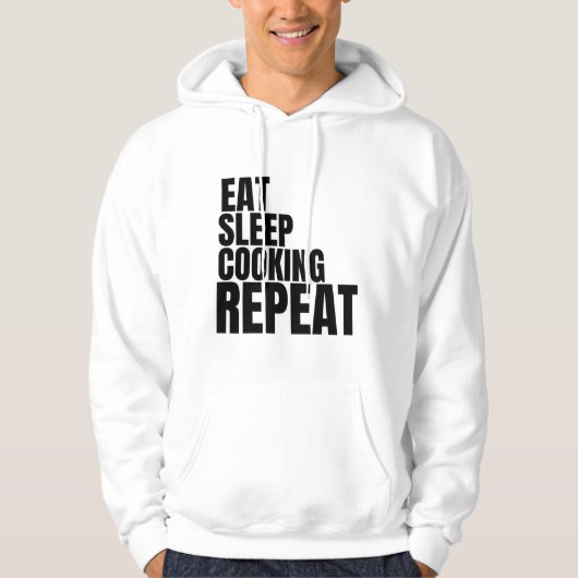 食べ眠料理反復 パーカ (正面)