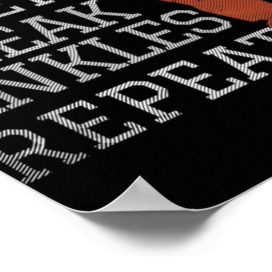 食べ眠断足首リピーターおもしろい ポスター (角)