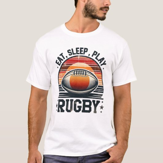 食べ眠遊る Tシャツ (正面)