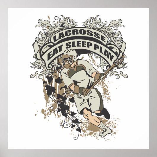 食べ眠遊ラクロス ポスター (正面)