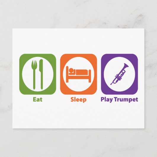 食べ眠遊口 ポストカード (正面)