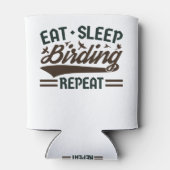 食べ眠野鳥観察リピート鳥観察バーダー 缶クーラー (裏面)