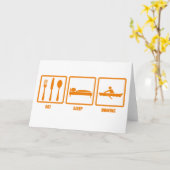 食べ眠 カード (黄色い花)