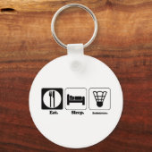 食べ眠 キーホルダー (正面)