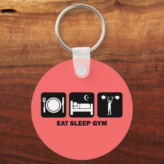 食べ眠 キーホルダー (正面)